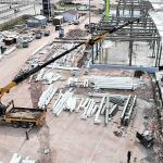 Yapılar yükseliyor, merkez şeklini alıyor