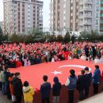 Kahta’da ‘İlk Ders: Bayrak’ Töreni