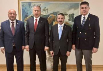 AK Parti Adıyaman Milletvekilleri, İçişleri Bakanı Ali Yerlikaya İle Bir Araya Geldi
