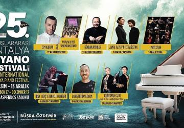 Antalya'nın çeyrek asra ulaşan piyano festivali başlıyor
