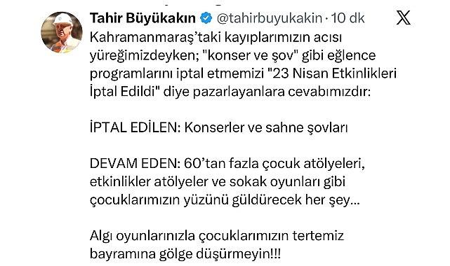Büyükakın: 'Algı oyunlarınızla çocuklarımızın tertemiz bayramına gölge düşürmeyin'