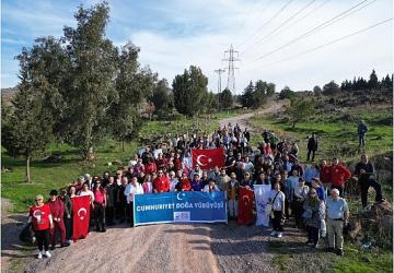Cumhuriyet Bayramı Etkinlikleri, Çiğli'de Cumhuriyet Doğa Yürüyüşü ile Sona Erdi