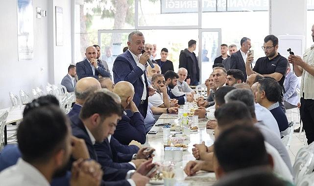 Büyükakın, Çayırova'da dernekleri ziyaret etti