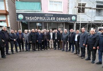Başkan Büyükakın, Körfez Taşköprülüler'e misafir oldu