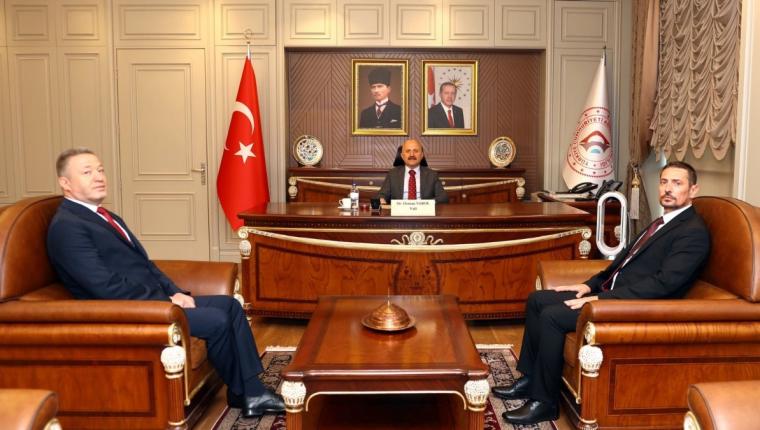 Vali Varol’a teşekkür ve tebrik ziyaretleri