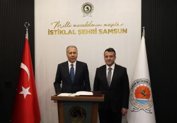 Bakan Yerlikaya’dan Başkan Doğan’a Ziyaret