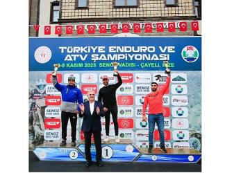 Senoz Vadisi'nde Türkiye Enduro ve ATV Şampiyonası Tamamlandı