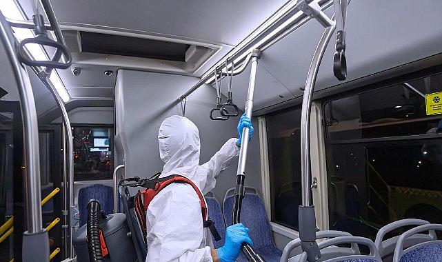 UlaşımPark otobüslerinde hijyen ön planda UlaşımPark otobüslerinde hijyen ön planda