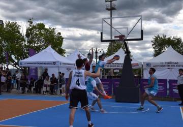 TEKGENÇFEST’te 3x3 Sokak Basketbolu Turnuvasına Yoğun İlgi