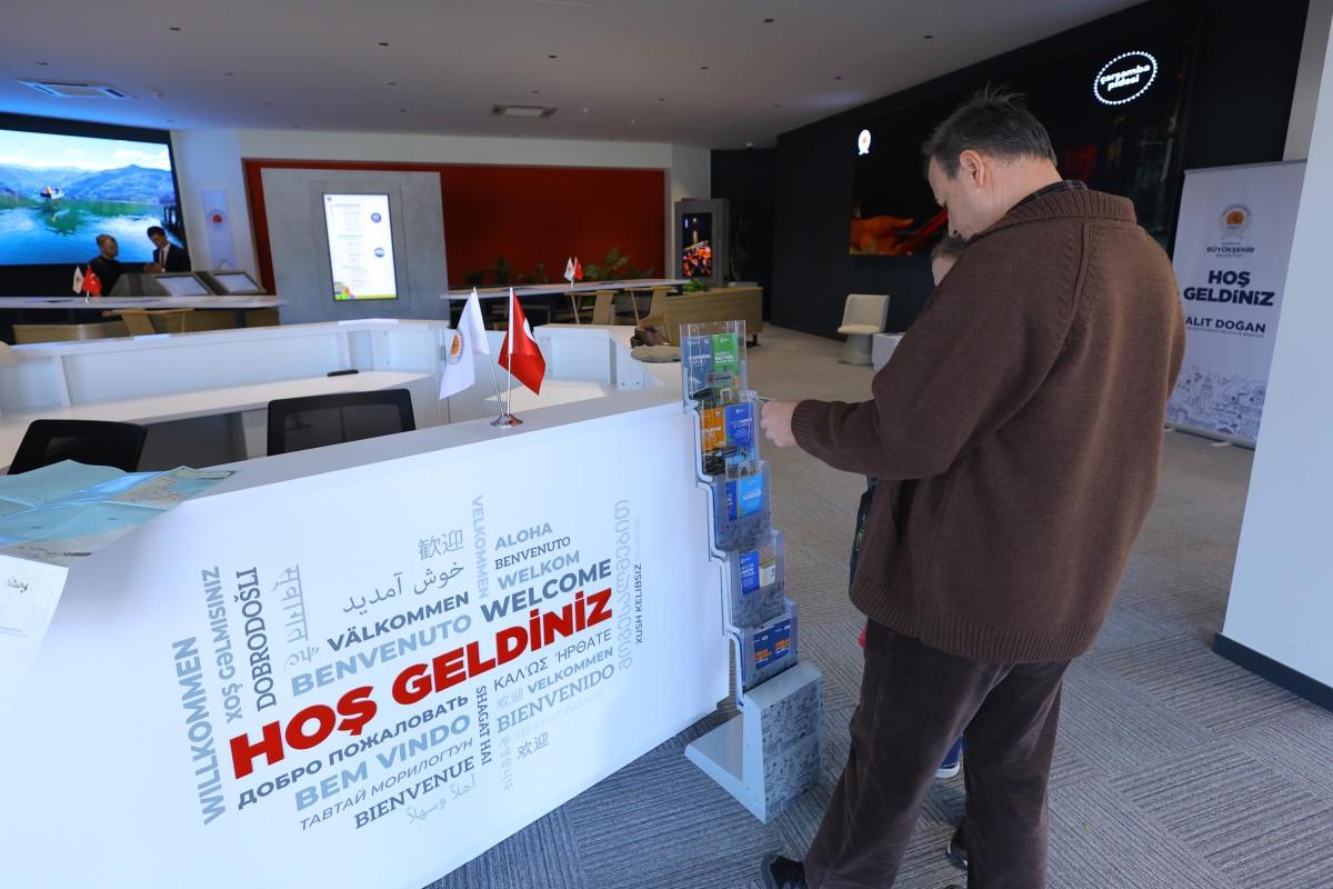 SAMSUN TANITIM MERKEZİNE ZİYARETÇİ AKINI