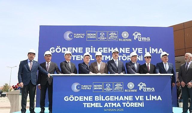 Konya Büyükşehir'in Gödene'ye Kazandıracağı Bilgehane, LİMA ve Kütüphane Binasının Temeli Atıldı