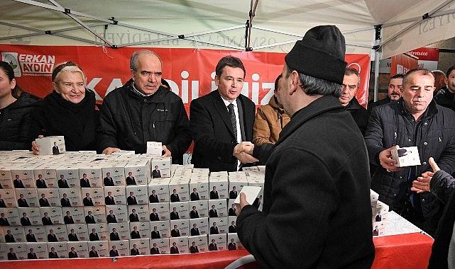 Başkan Aydın, Berat Kandili'nde Vatandaşlarla Buluştu