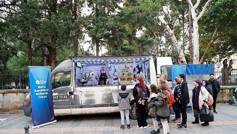 Büyükşehir'den Berat Kandili'nde lokma ve kandil simidi ikramı