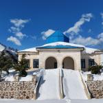 Aziz Dede Türbesi, kar altında kartpostallık görüntüler sundu - Videolu Haber