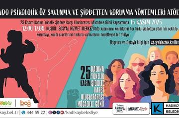 Kadıköy'de Kadınlar Şiddete Karşı Birlikte Güçleniyor