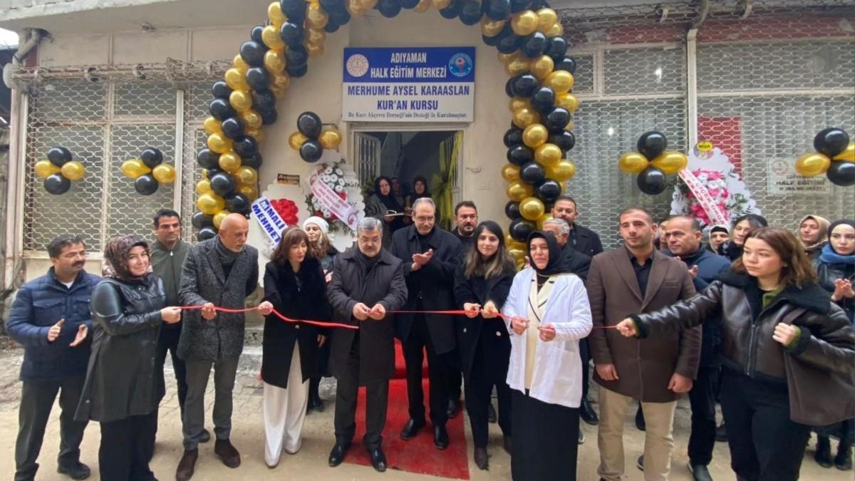 Merhum Aysel Karaaslan Hayrına Açılan Kur’an Kursu Dualarla Hizmete Girdi - Videolu Haber