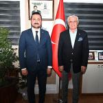 Başkan Ölmez'den Başkan Topaloğlu'na nezaket ziyareti