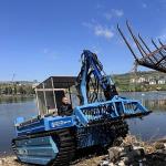 Kocaeli Büyükşehir Belediyesi, Gölkaypark'taki göleti temizledi