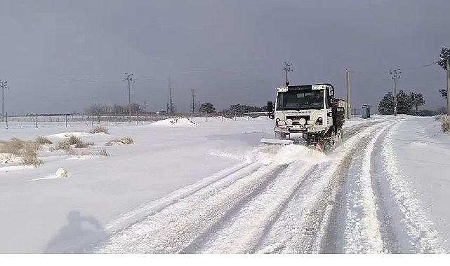 Osmangazi'nin Yüksek Kesimlerinde Kar Nöbeti