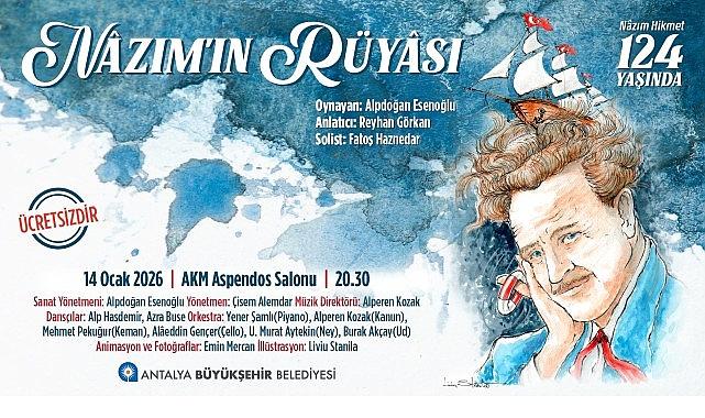 “Nâzım'ın Rüyâsı" seyirciyle buluşuyor