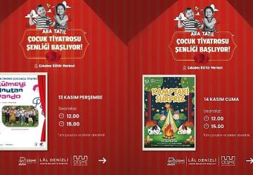 Çeşme Belediyesinden miniklere tiyatro dolu ara tatil