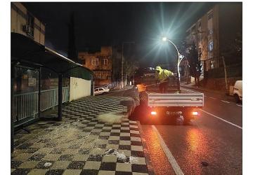 Büyükşehir, karla mücadelede 7/24 görevde