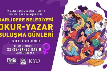 Narlıdere Okur-Yazar Günleri 22 Kasım'da Başlıyor