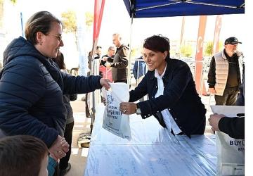 Başkan Çerçioğlu Binlerce Fideyi Didimliler ile Buluşturdu