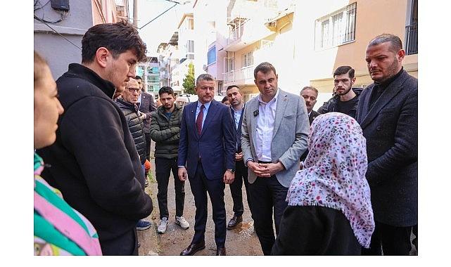 Buca'da sel seferberliği: Başkan Duman ve CHP İl Başkanı Güç sahada