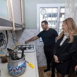 Ulubatlı'da ilk doğal gaz ateşi yandı