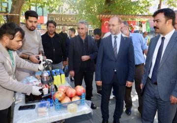 Kahta’da vatandaşlar Filistin’e yardım için buluştu