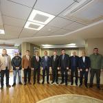 Başkan Büyükakın'ın yoğun ziyaretçi trafiği