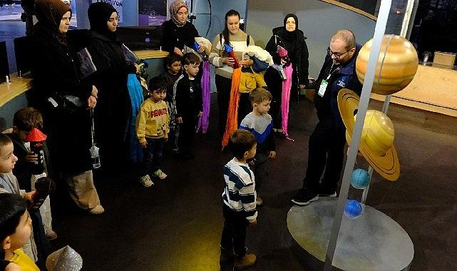 Lokomotif Çocuk Köyü'nün minikleri bilimin izinde