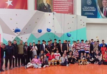 Adıyaman’da, Gençler A ve B Kız/Erkek Kategorisi Sportif Tırmanış İl Yarışmaları tamamlandı