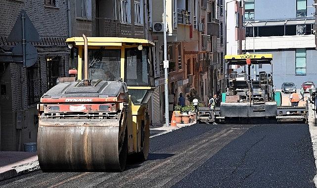 Osmangazi'de 160 ton asfalt döküldü Osmangazi'de 160 ton asfalt döküldü