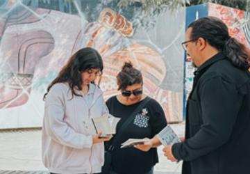 Gezici Kütüphane, Ege Üniversitesi Metro durağında