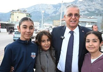 İftar sofrası Kuzdere'de kuruldu