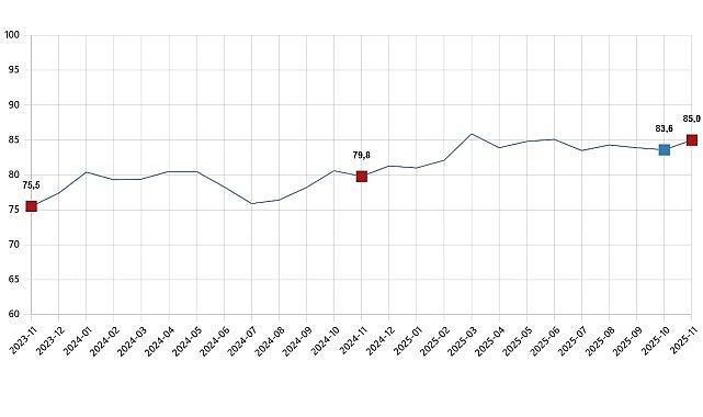 Tüketici Güven Endeksi, Kasım 2025