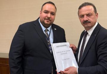 Başkan Alsan’dan Yavuz Ağıralioğlu’na Adıyaman raporu