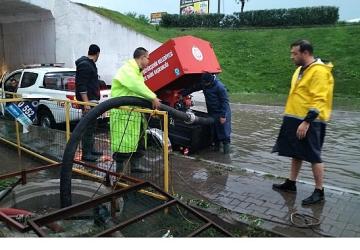 Edremit'te Şiddetli Yağışlara Önlem Alınıyor