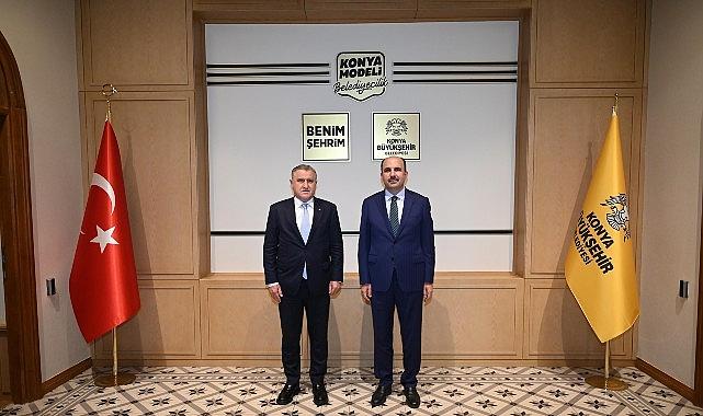 Bakan Bak ve AK Parti Genel Başkan Yardımcısı Büyükgümüş, Başkan Altay'ı Ziyaret Etti