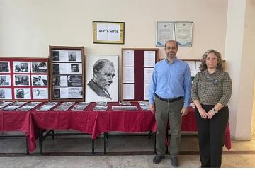 EÜ'de “Atatürk'ü Anma" köşesi açıldı