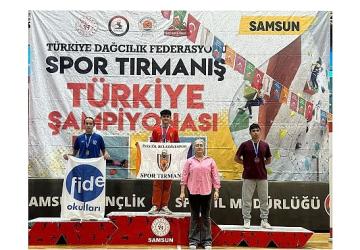 İnegöl Belediyesporlu Sporculardan, Spor Tırmanışta Türkiye Dereceleri