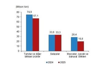 Bitkisel Üretim 2.Tahmini, 2025