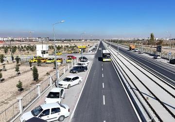 Tramvay Hattı Çalışması Kapsamında Olan Şehit Burak Aydoğan Caddesi Asfaltlanarak Trafiğe Açıldı