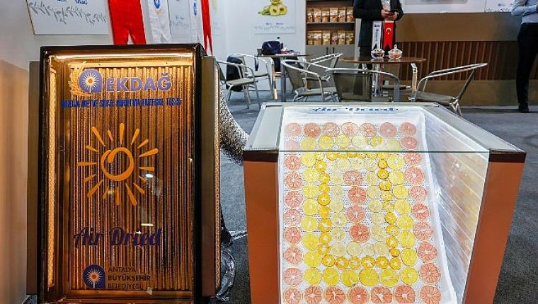 EKDAĞ'ın kurutma tesisinde üretilen ürünler fuarda tanıtıldı