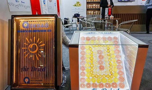 EKDAĞ'ın kurutma tesisinde üretilen ürünler fuarda tanıtıldı