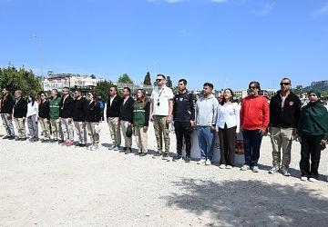 Yeşilay Küçükler Yıldızlar Türkiye Petank Şampiyonası Kemer'de başladı
