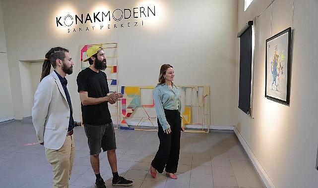 Konak'ta sanat sokaklara yayılmaya devam ediyor Konak'ta sanat sokaklara yayılmaya devam ediyor