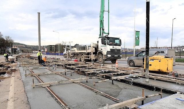 Kartepe Tramvay Hattı'nda durmak yok